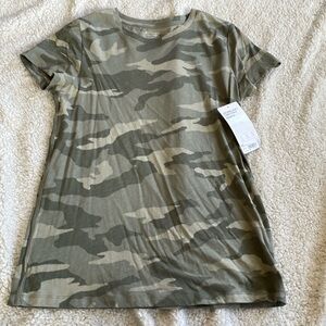 Athleta Organic Daily Camo Crew